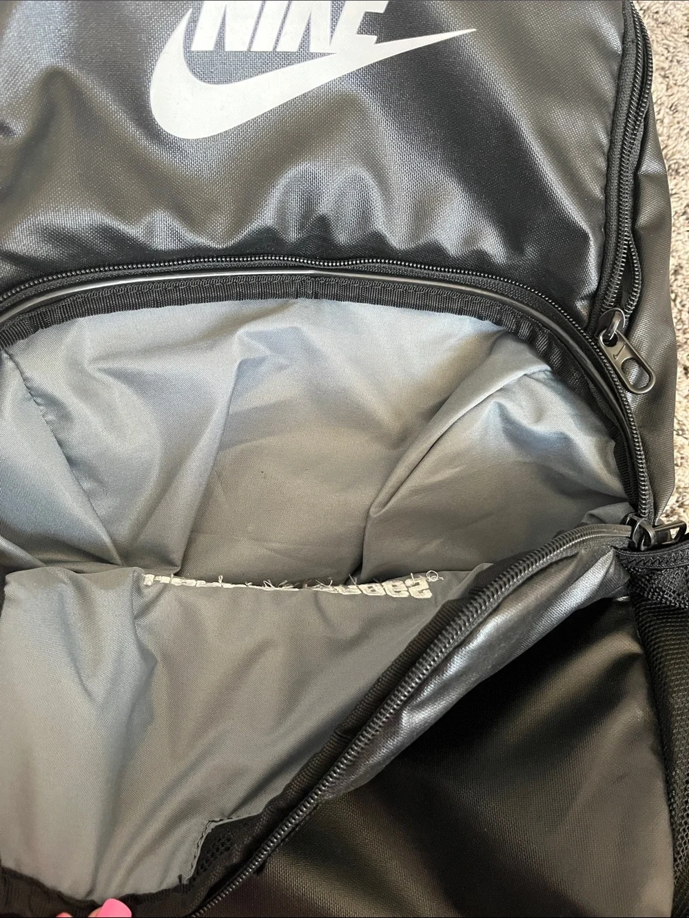 Nike Black Horned Frogs Athletic Backpack. Very good condition.  Clean.